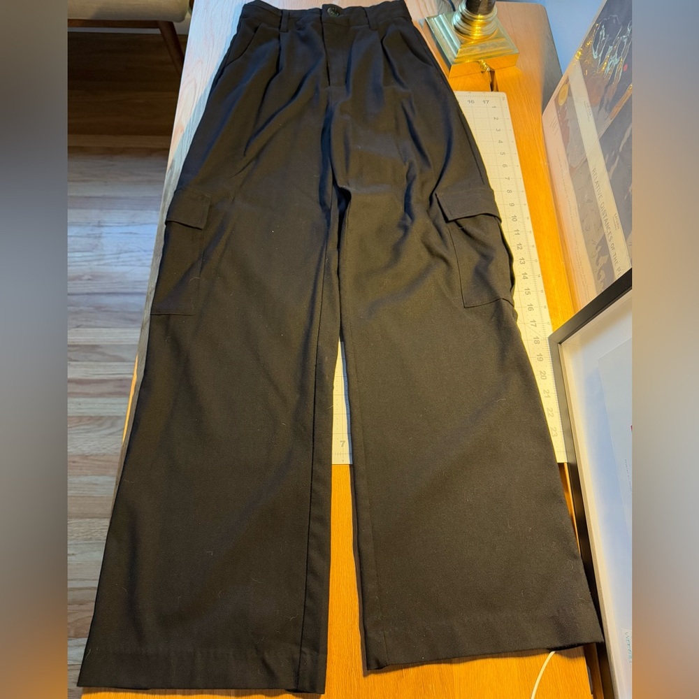 Dissh Wide Leg Cargo Trousers